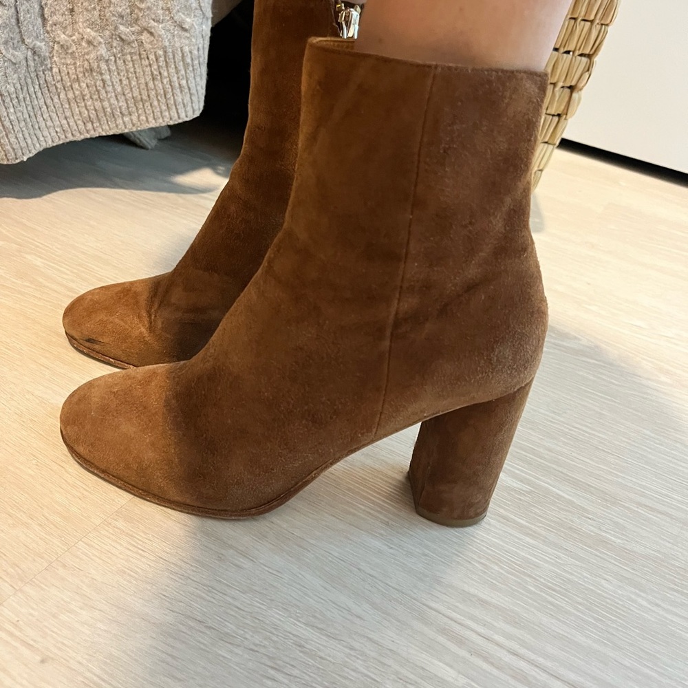 Joie Lara Suede Booties Size 38.5